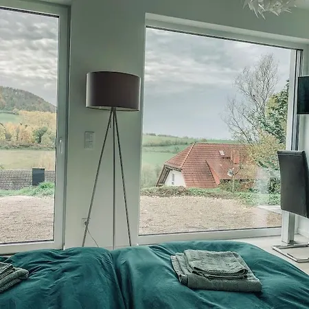 شقة Modernes Doppelzimmer Rhoenblick *